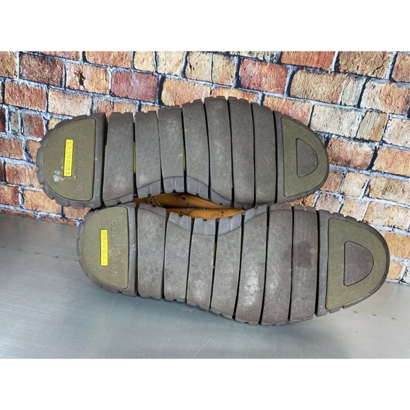 COLE HAAN Men ZEROGRAND Wing Oxford Leather Shoes 7M British Tan #C29411 - Picture 7 of 8